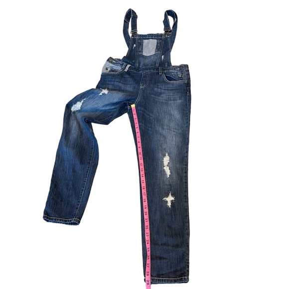 Promod Denim Full Length Jean Overall with Distress Size: 8 - Picture 8 of 14